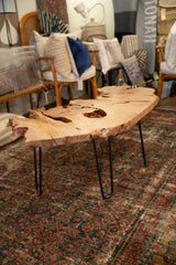Expressive Live Edge Wood Coffee Table // ONH Item AS5960D6770A Image 2