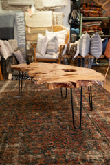 Expressive Live Edge Wood Coffee Table // ONH Item AS5960D6770A Image 3