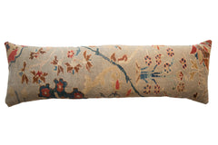 XL Reclaimed Antique Persian Rug Fragment Lumbar Pillow / Item ﻿AS6519A7108A