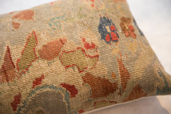 Reclaimed Antique Persian Rug Fragment Lumbar Pillow / Item ﻿﻿AS6519A7109A image 2
