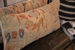Reclaimed Antique Persian Rug Fragment Lumbar Pillow / Item ﻿﻿AS6519A7109A image 7
