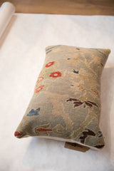 Reclaimed Antique Persian Rug Fragment Lumbar Pillow / Item ﻿AS6519A7111A image 5