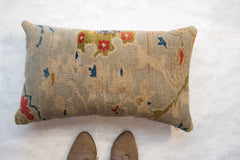 Reclaimed Antique Persian Rug Fragment Lumbar Pillow / Item ﻿AS6519A7112A image 2