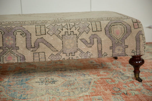 Vintage Turkish Rug Ottoman Coffee Table / Item AS6873D7073A image 1