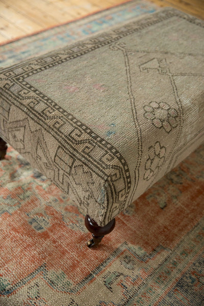 Vintage Turkish Rug Ottoman Coffee Table / Item AS6873D7073A image 5