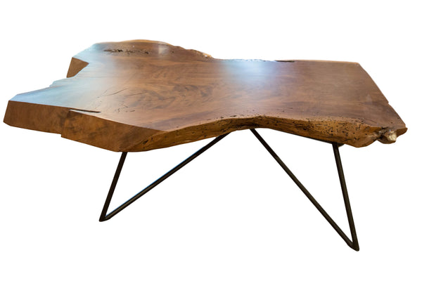 Handcrafted Live Edge Walnut Coffee Table // ONH Item AS6866A6771A Image 1