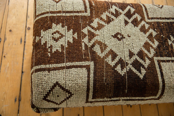 Vintage Oushak Rug Ottoman Coffee Table / Item AS6873D7092A image 8