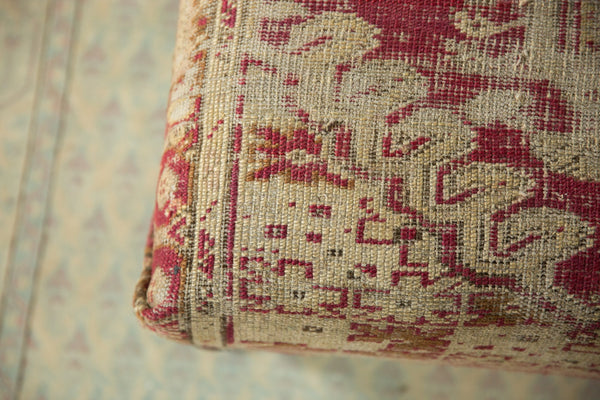 Antique Rug Fragment Ottoman Table // ONH Item AS6873D7286A Image 8