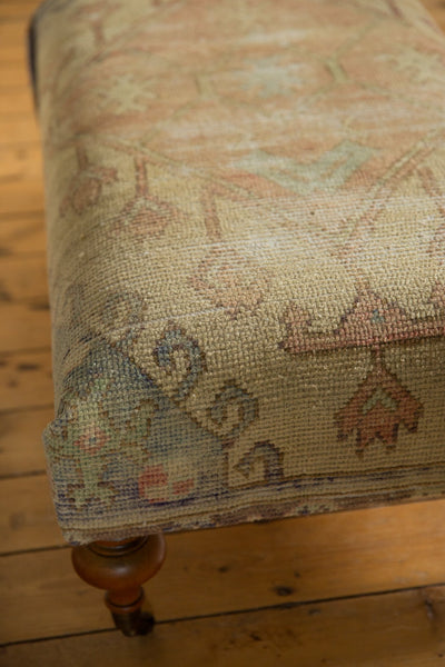 Vintage Turkish Rug Ottoman Coffee Table / Item Vintage Turkish Rug Ottoman Coffee Table image 6