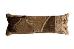 Reclaimed Vintage Turkish Rug Fragment Lumbar Pillow // ONH Item AS7080A7669A