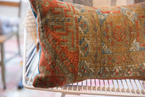 Reclaimed Antique Belouch Rug Fragment 11x16 Pillow / ONH Item AS7457A7469A Image 3