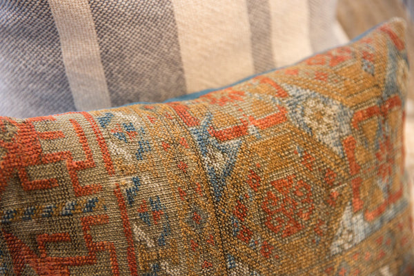 Reclaimed Antique Belouch Rug Fragment 11x16 Pillow / ONH Item AS7457A7469A Image 5