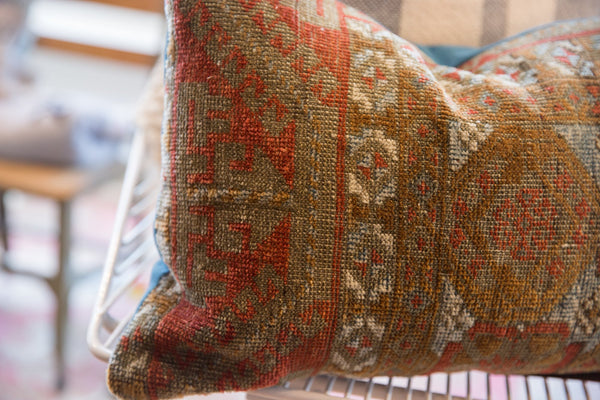 Reclaimed Antique Belouch Rug Fragment 13x19 Pillow / ONH Item AS7457A7470A Image 4