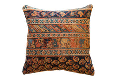 Reclaimed Antique Rug Fragment Throw Pillow // ONH Item AS7677A7673A