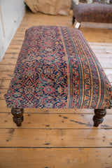 Vintage Persian Rug Ottoman Coffee Table // ONH Item as8097a10969a Image 5