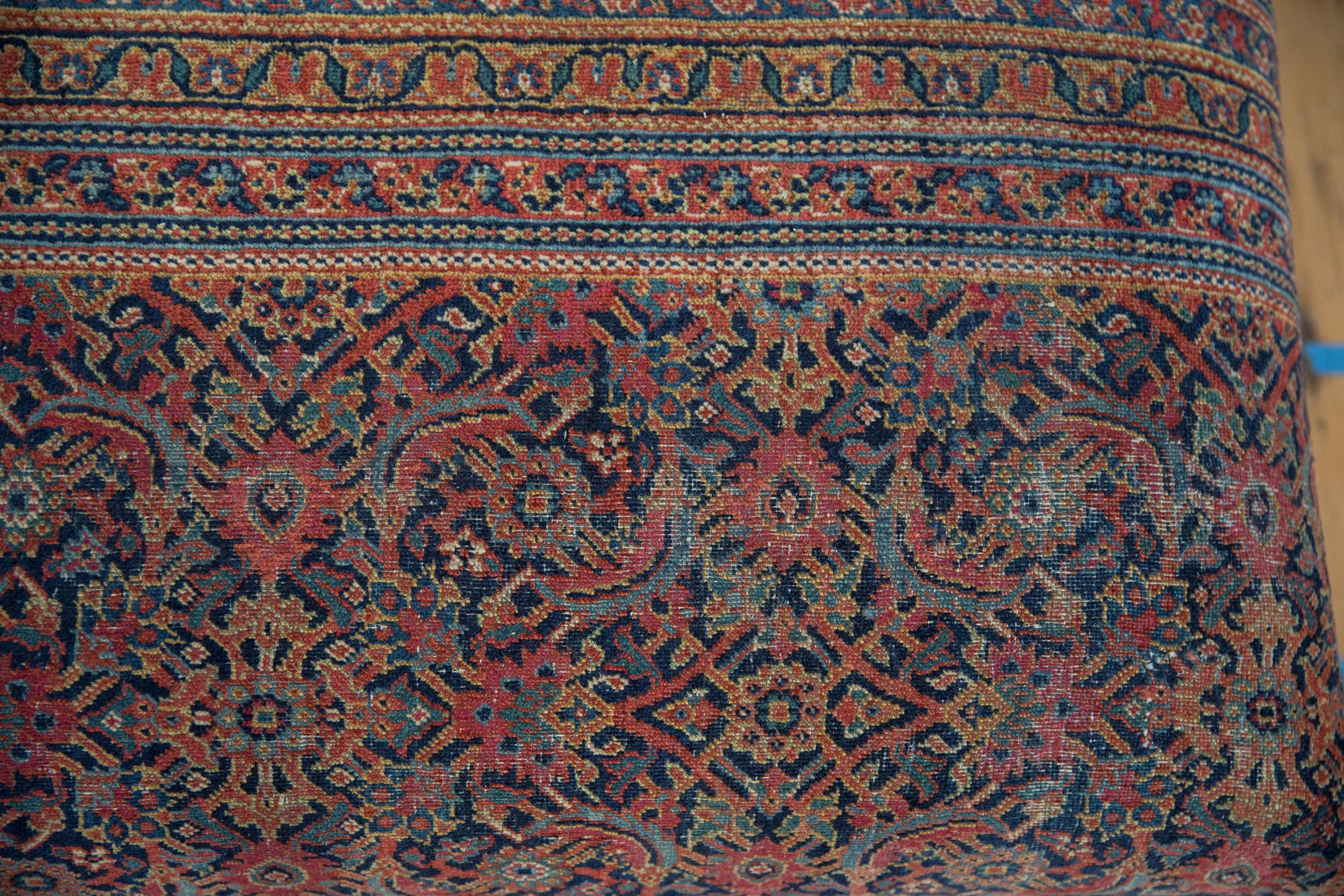 Vintage Persian Rug Ottoman Coffee Table // ONH Item AS8097A10970A Image 1