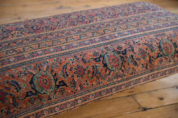 Vintage Persian Rug Ottoman Coffee Table // ONH Item AS8097A10970A Image 2