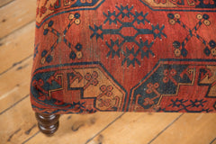 Antique Rug Fragment Ottoman Table // ONH Item AS8097A8093A Image 11