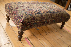Antique Persian Rug Ottoman Table // ONH Item AS8097A8224A Image 4