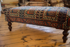 Vintage Rug Fragment Ottoman Table // ONH Item AS8097A8324A Image 3