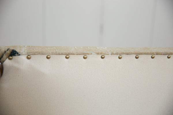 Antique Persian Rug Ottoman Coffee Table // ONH Item AS8097A8351A Image 13