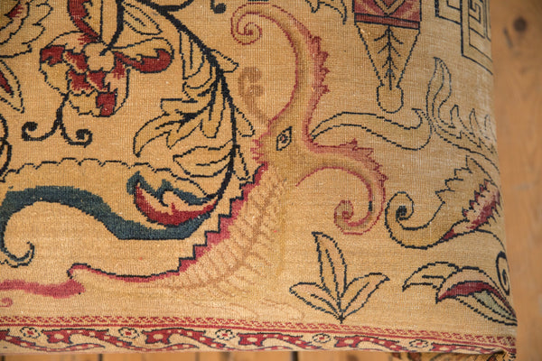 Antique Persian Rug Fragment Ottoman Table // ONH Item: AS8097A8498A, Image 4