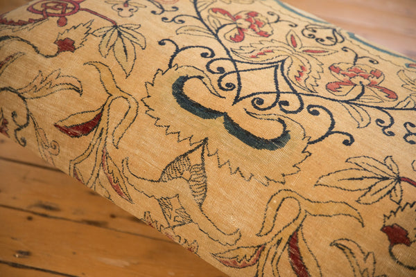 Antique Persian Rug Fragment Ottoman Table // ONH Item: AS8097A8498A, Image 12