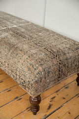 Vintage Rug Fragment Ottoman Table // ONH Item AS8097A8500A Image 3