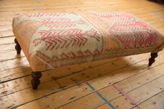 Vintage Rug Fragment Ottoman Table // ONH Item  Image 10