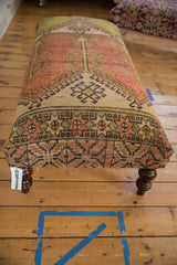 Vintage Oushak Rug Ottoman Table // ONH Item AS8097A9139A Image 6