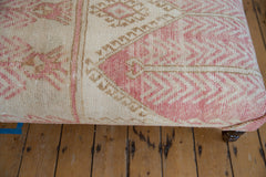 Vintage Oushak Rug Fragment Ottoman Table // ONH Item AS8097A9141A Image 1