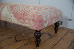 Vintage Oushak Rug Fragment Ottoman Table // ONH Item AS8097A9141A Image 3