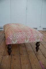 Vintage Oushak Rug Fragment Ottoman Table // ONH Item AS8097A9141A Image 5