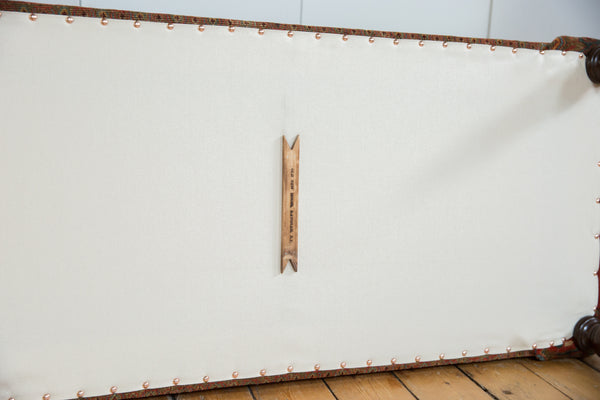 Antique Rug Fragment Ottoman Table // ONH Item AS8223A8324A Image 10