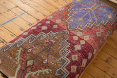 Vintage Oushak Rug Fragment Ottoman Table // ONH Item AS8589A8324A Image 3