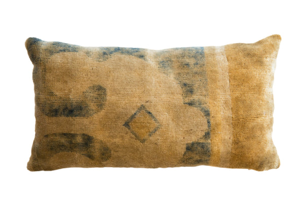 Antique Chinese Rug Fragment Pillow // ONH Item AS9918A9955A