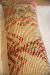 Vintage Oushak Rug Lumbar Pillow // ONH Item AS9921A9950A Image 3