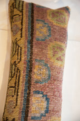 Vintage Khotan Rug Fragment Lumbar Pillow // ONH Item AS9924A9954A Image 2