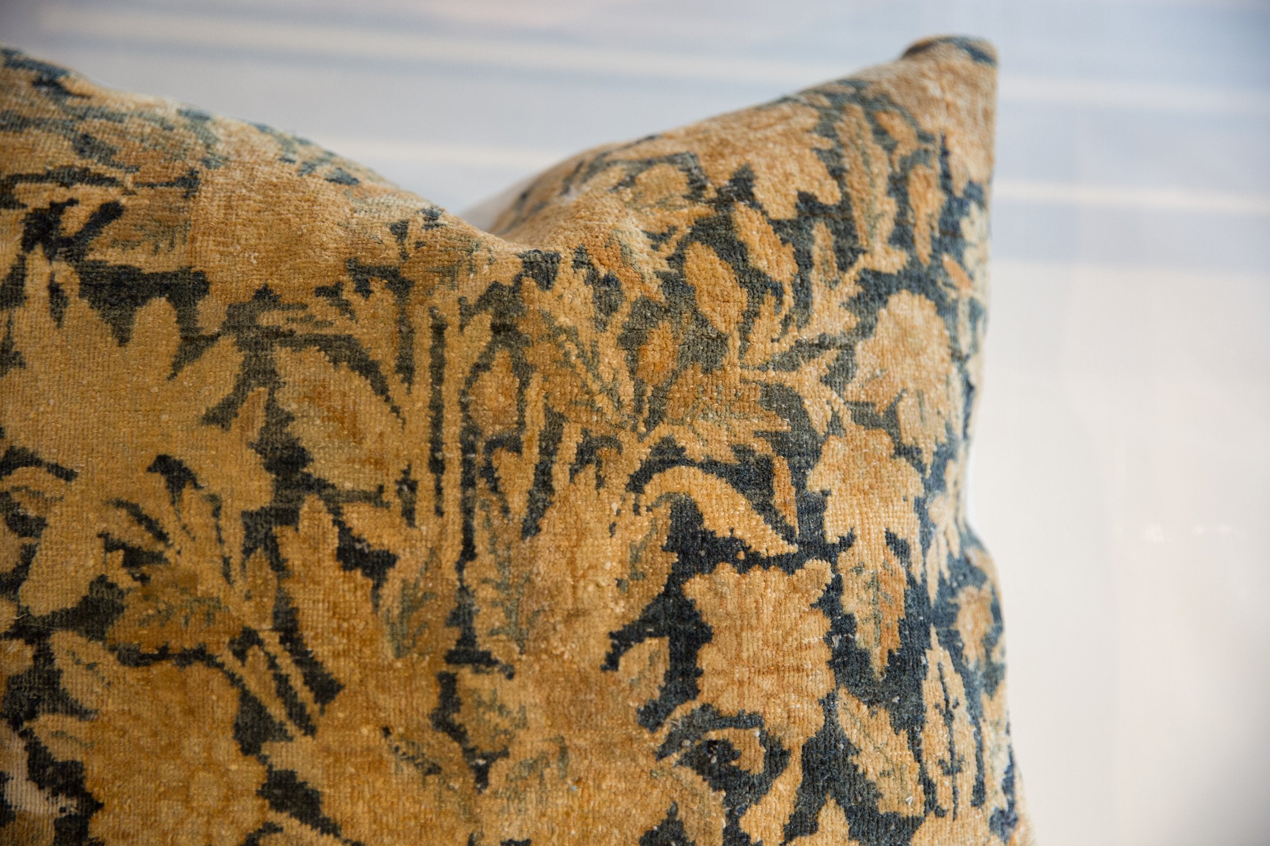 Antique Persian Rug Fragment Pillow // ONH Item AS9927A9946A Image 1