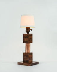 Made in USA Small Edison Lamp Square Base // ONH Item CT001134 Image 1