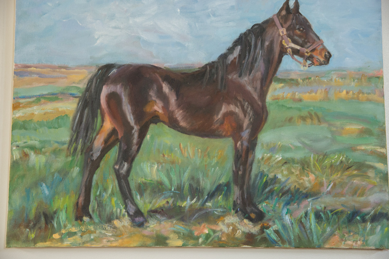 Grace B. Keogh "Brown Horse" Painting // ONH Item CT001152 Image 1