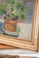 Grace Keogh Potted White Flowers Painting / ONH Item ct001175 Image 3