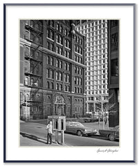 Dilmaghani Black and White Photograph, 39 Whitehall Street, NY