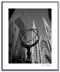 Dilmaghani Black and White Photograph, St. Patrick's Cathedral, NY