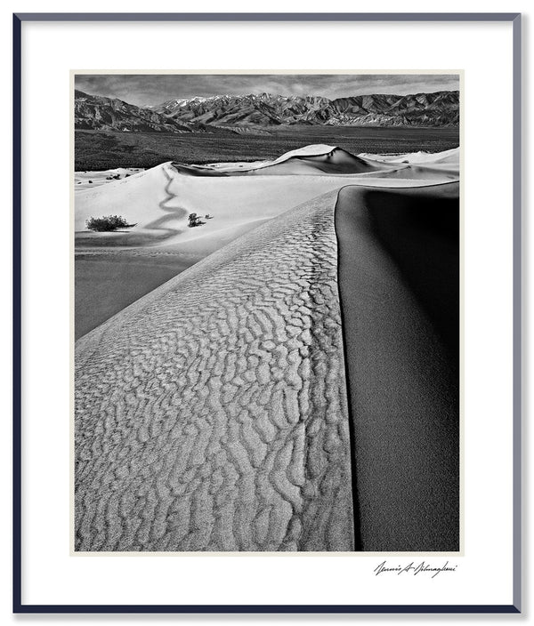 Dilmaghani Black and White Photograph, Sand Dunes, CA