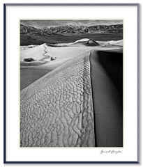 Dilmaghani Black and White Photograph, Sand Dunes, CA