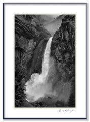 Dilmaghani Black and White Photograph, Yosemite Falls , CA