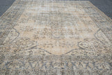 7.5x11 Distressed Oushak Carpet // ONH Item ee001165 Image 12