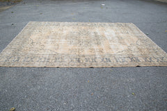 7.5x11 Distressed Oushak Carpet // ONH Item ee001165 Image 8