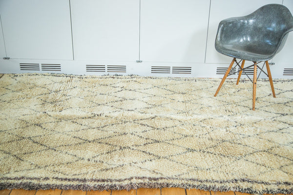 6x10.5 Vintage Beni Ourain Moroccan Carpet // ONH Item ee001290 Image 2